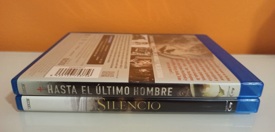 PACK SILENCIO Y HASTA EL ULTIMO HOMBRE BLU-RAY PAL ESPAÑA DESCATALOGADO - Imagen 3 de 4