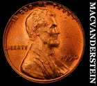 1950 Lincoln Wheat Cent - Red Choice Gem Brilliant Unc  No Reserve  #K1509