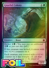 x1 Gnarlid Colony FDN Foundations MTG 224 FOIL COMMON M/NM 1x