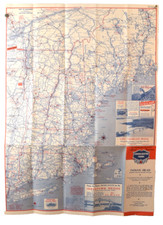 c. 1940s Map Indian Head NH-Shadow Lake English Village-New England Mid-Atlantic