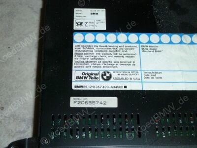 BMW E36 325i VerstÃ¤rker Hifi-system 65128357638 online kaufen | eBay 