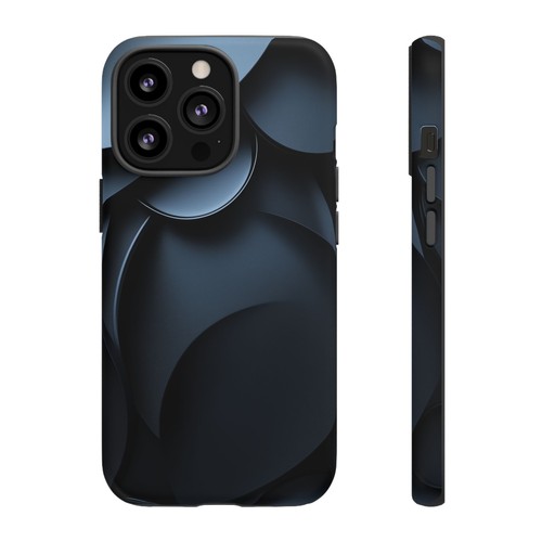 Phone Ink - iPhone, Pixel, Samsung Galaxy Case - Midnight Halos Black Crescent - Picture 96 of 121