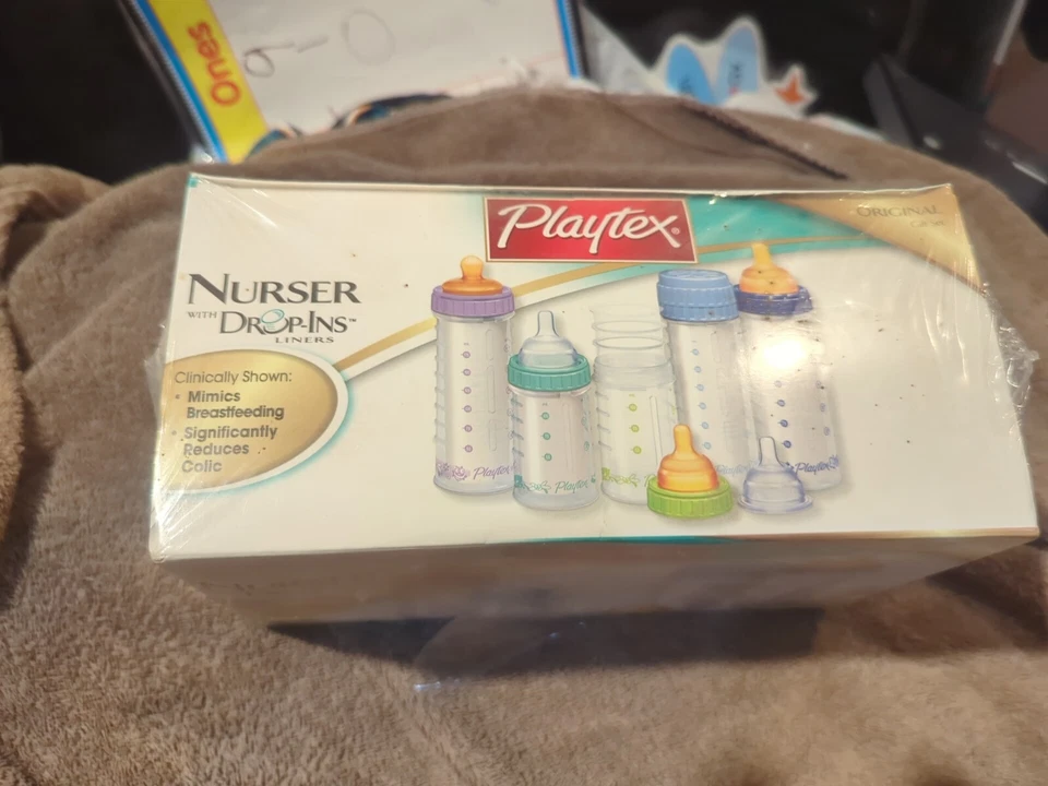 VINTAGE PLAYTEX Drop-Ins ORIGINAL GIFT SET NURSERS NIPPLES LINERS FREE SHIPPING! - Image 2 of 4