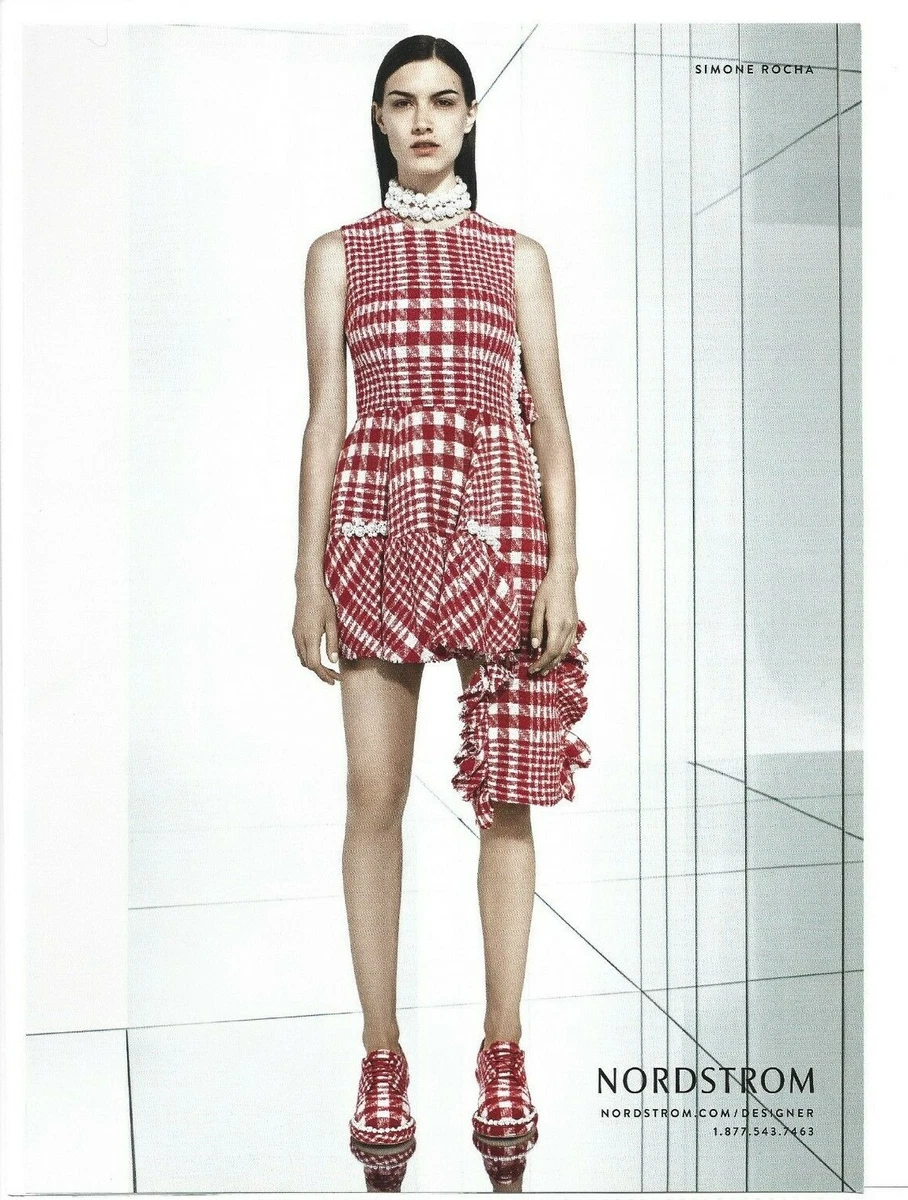 Simone rocha red hot sale dress