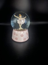 Ballerina Girl in Pink Tutu Musical Swan Lake Glitterdome Water Globe