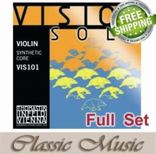 Thomastik Vision Solo VIS101 Violin Strings Full Set Med Alum D 4/4 FreeShipping