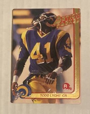 1991 Action Packed Todd Lyght RC Rookie Card Football Rams NM. rookie card picture