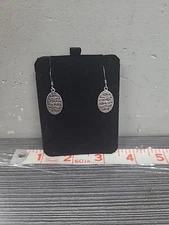 VINTAGE Sterling Silver Signed BOMA ModernisT SCHOOL Fish 3.8G PIECES EARRINGS