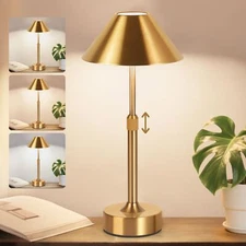 Portables Cordless Table Lamp, 4000mAh Rechargeable Battery Operated LED Desk...