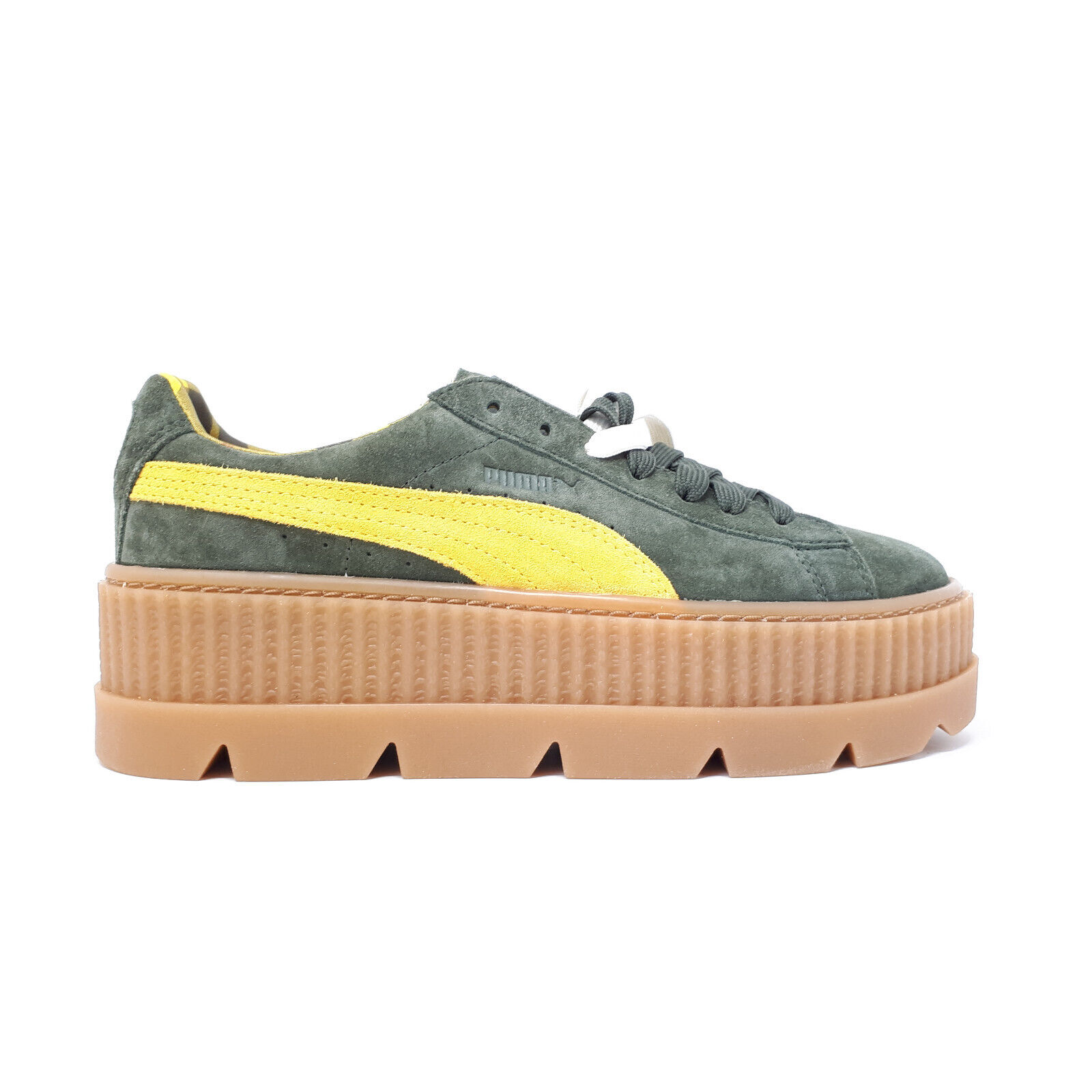 Afhaalmaaltijd dagboek in stand houden Puma Fenty Rihanna Cleated Creeper Green 366268 01 Platform Shoe Womens  Size 8.5 | eBay