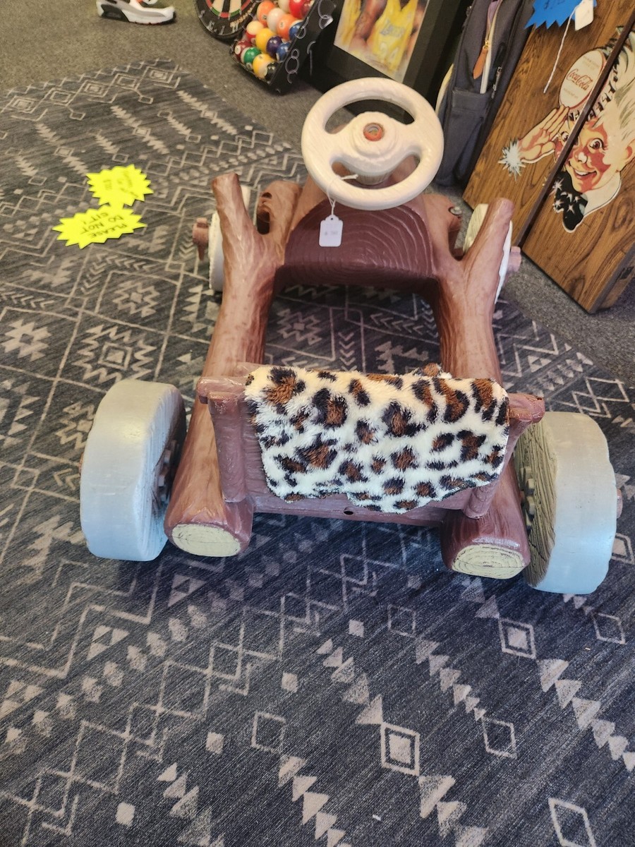 🔥🚨Vintage 1962 Murray AMF Flintstones Car Ride On Toy Original
