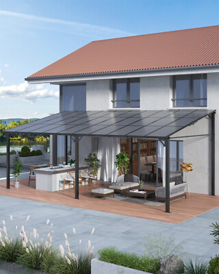 🔥10' x 20' Gazebo for Patio Porch Wall Mounted Gazebos Pergola