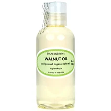 4 Oz Walnut Oil 100% Pure Organic Cold Pressed Best Fresh Multi Purpose