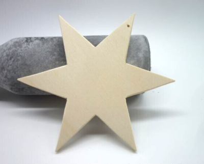 Stern aus Holz/Handarbeit/Sperrholz/Deko - Holzstern Weihnachtsstern 6 Zack  | eBay.de
