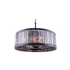 Urban Classic Chelsea 10 Light Pendant Lamp, Brown - 1203D35MB-SS-RC