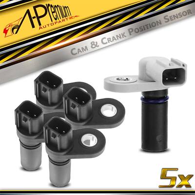 A-Premium Crankshaft & 4x Camshaft Position Sensor for Jaguar S-Type 2000 DOHC