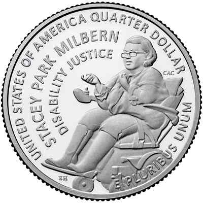 2025 S Clad Proof Stacey Park Milbern American Women Quarter from US Mint Set