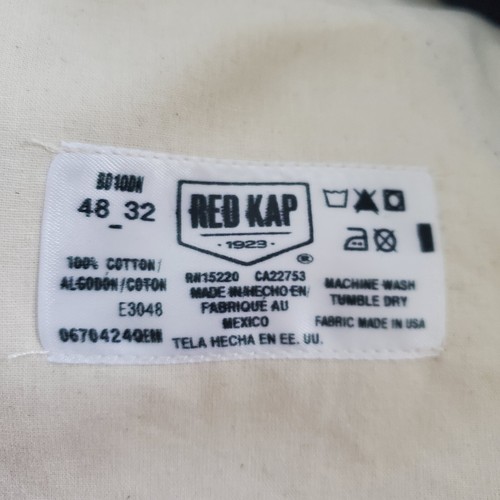 Red Kap Men's Denim Bib Overall 48X32 - Picture 13 of 13