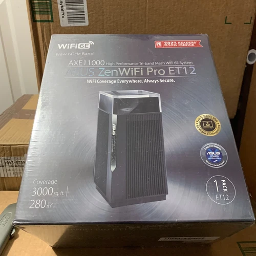 New ASUS ZenWiFi Pro AXE11000 Tri-Band WiFi 6E Mesh System (ET12 1PK) - Picture 6 of 10