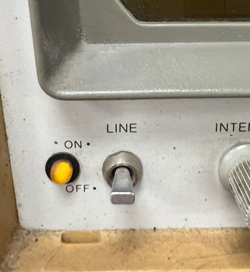 HP HEWLETT 1222A OSCILOSCOPE DUAL CHANNEL 15mHZ ANALOG - Image 2 of 4