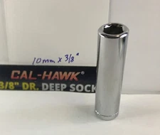 Cal- Hawk Deep Socket  10 mm x 3/8" Dr   6Pt  Free USA Ship