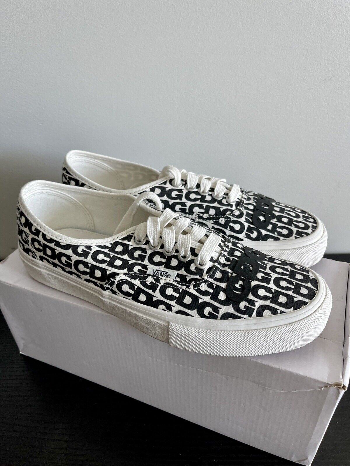 CDG x VANS OLD SKOOL LX WHITE 28cm