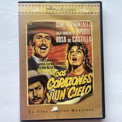 DOS CORAZONES Y UN CIELO (DVD) 1959 Piporro Rosa De Castilla Region 1 NTSC
