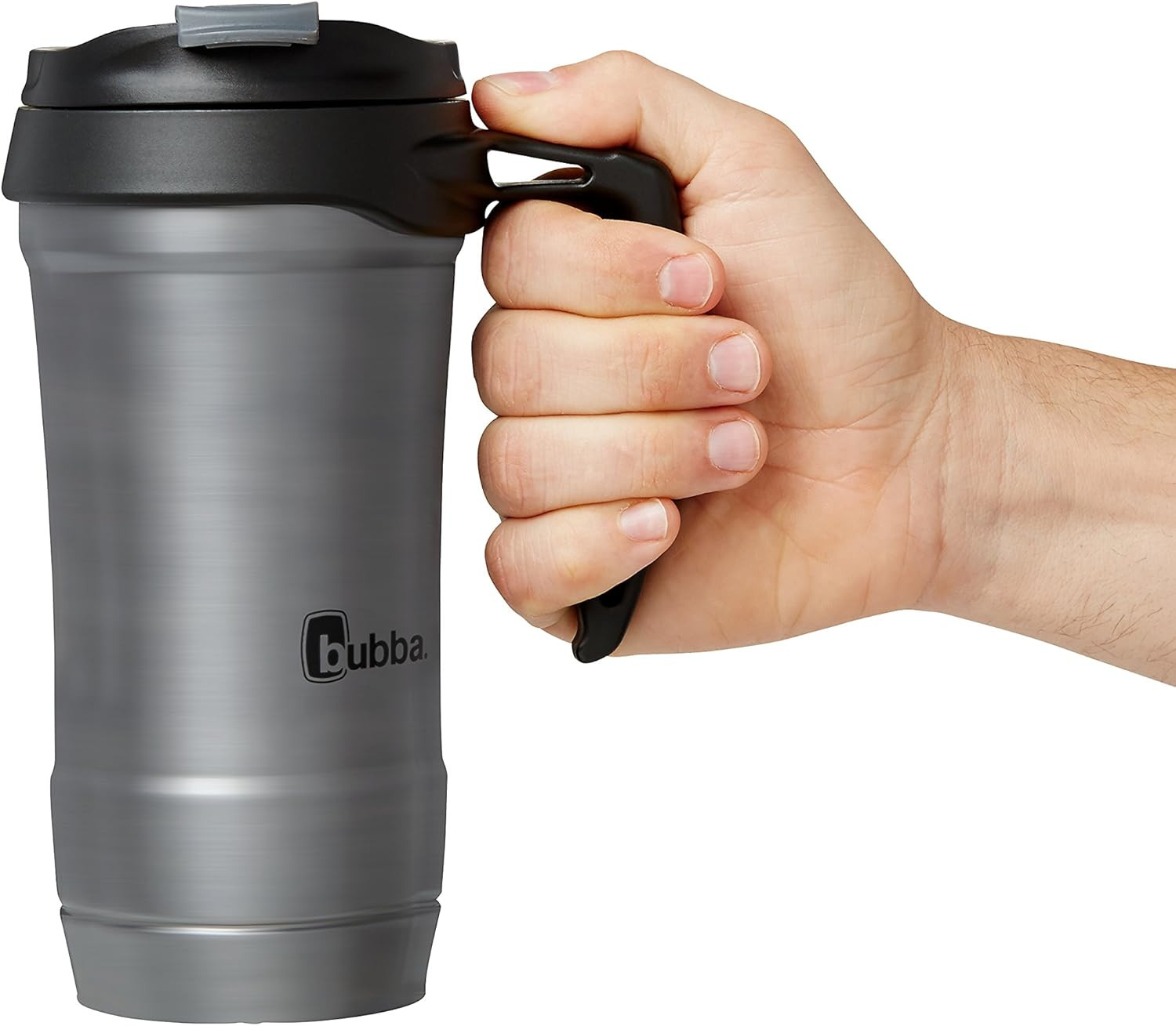 Bubba HERO Vacuum-Insulated Stainless Steel Travel Mug with Handle, 18 Oz, Gunme