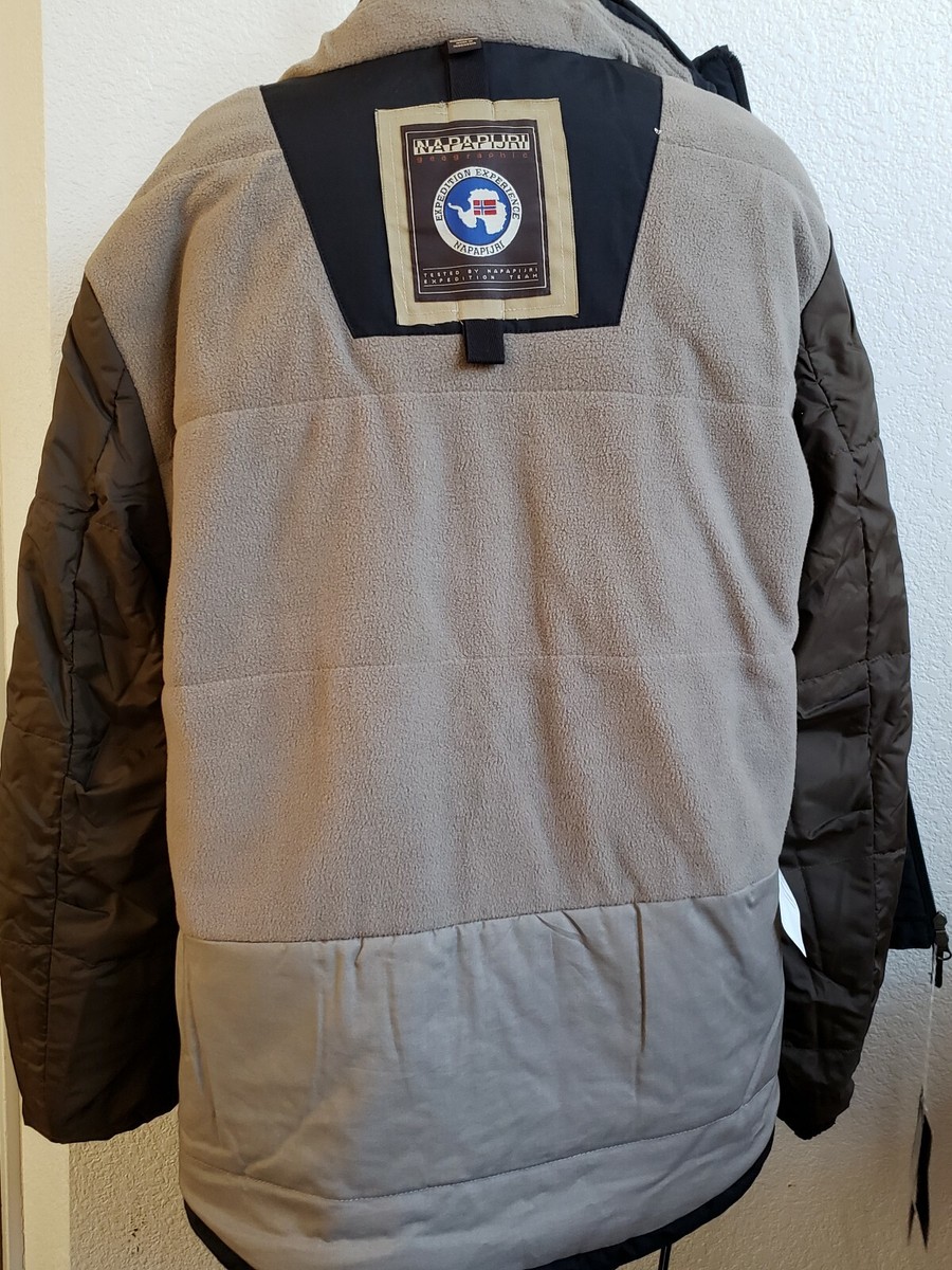 NEW NAPAPIJRI EXPEDITION INSULATED JACKET NAVY BLUE MENS LARGE | eBay
