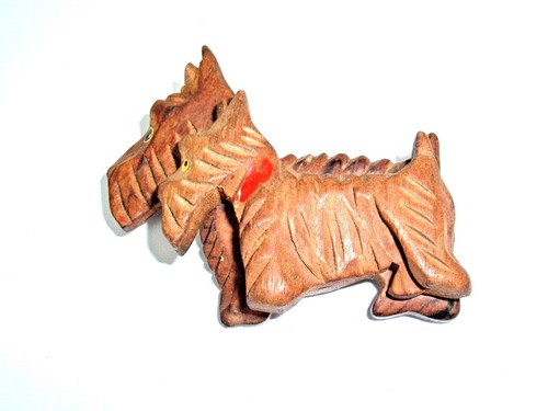 Orecchini A Perno In Argento Sterling 925 Con Cane Scottish Terrier - Fatti A Mano USA