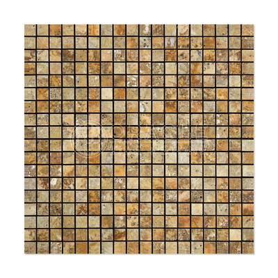 Scabos Travertine 5/8'' X 5/8'' Mosaic Tile