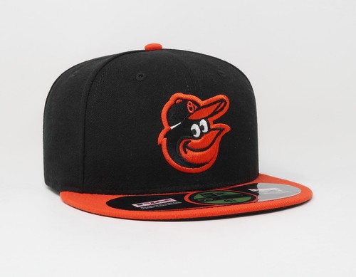 New Era 5950 Men Boys Cap Baltimore Orioles 2016 Season On Field Black Hat 6 7/8 - Picture 3 of 5