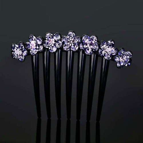 Crystal Hair Clips Slide Flower Hairpin Pins Comb Hair Grips Accessories Women" - Picture 42 of 55