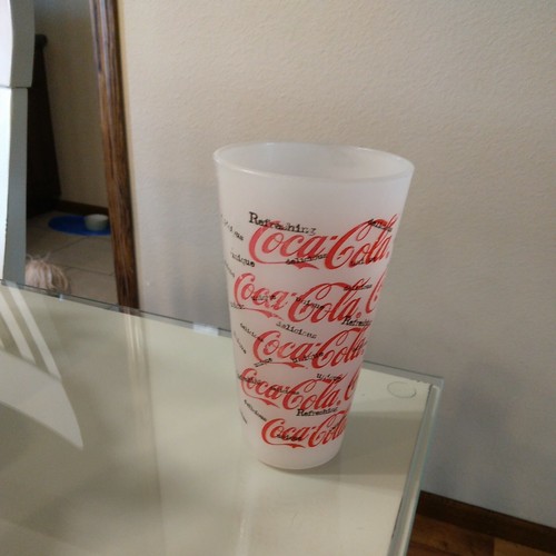 1 VINTAGE 1998 COCACOLA Plastic ThermoServ TUMBLER CUPS Soda Pop eBay