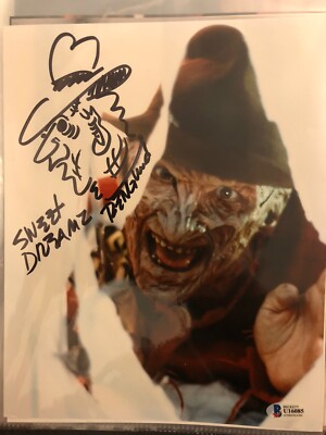 Robert Englund signed 10x8 Autogramm Foto - Freddy Krueger - Beckett COA HORROR