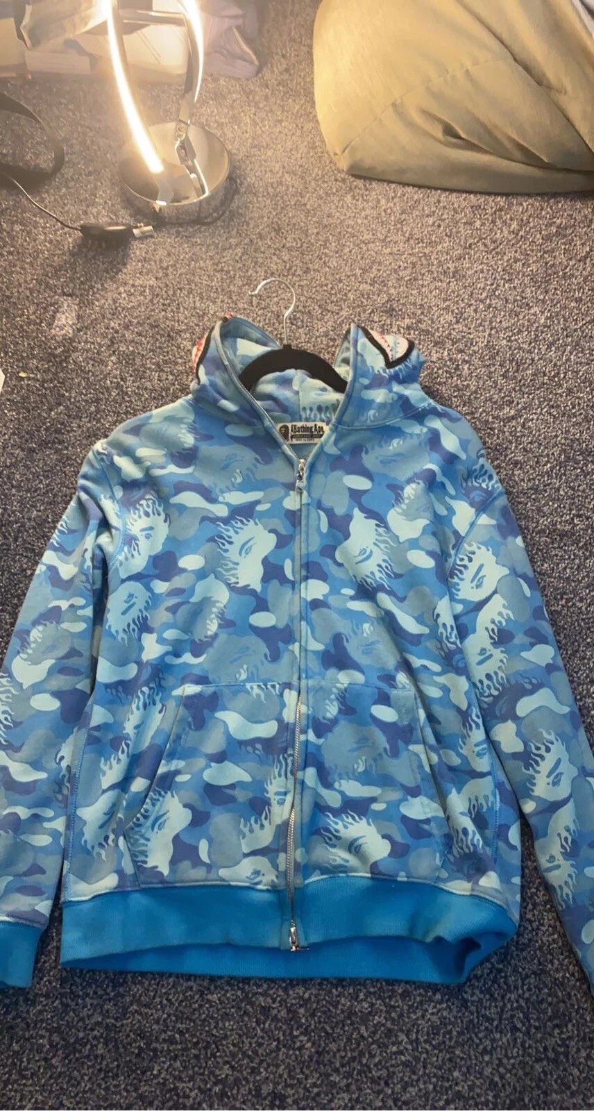 A BATHING APE (BAPE) Felpa con cappuccio da uomo bape