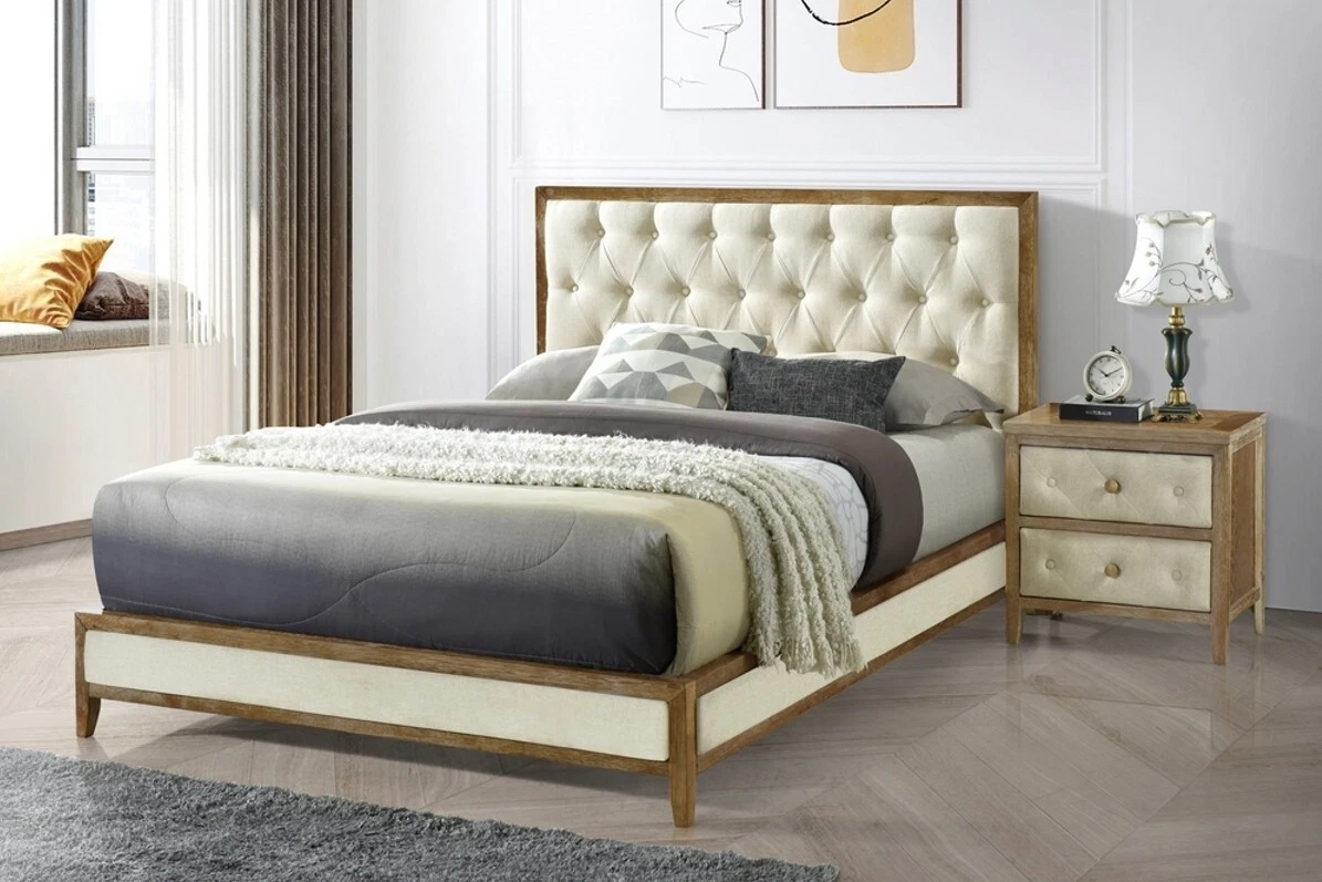 Modern bed 2024 with nightstands