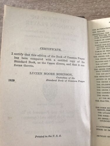 Das Buch des gemeinsamen Gebets 1929 CAMBRIDGE EDITION JAMES POTT AND COMPANY - Bild 5 von 7
