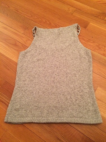 august canotta in maglia grigio seta taglia small - Foto 8 di 8