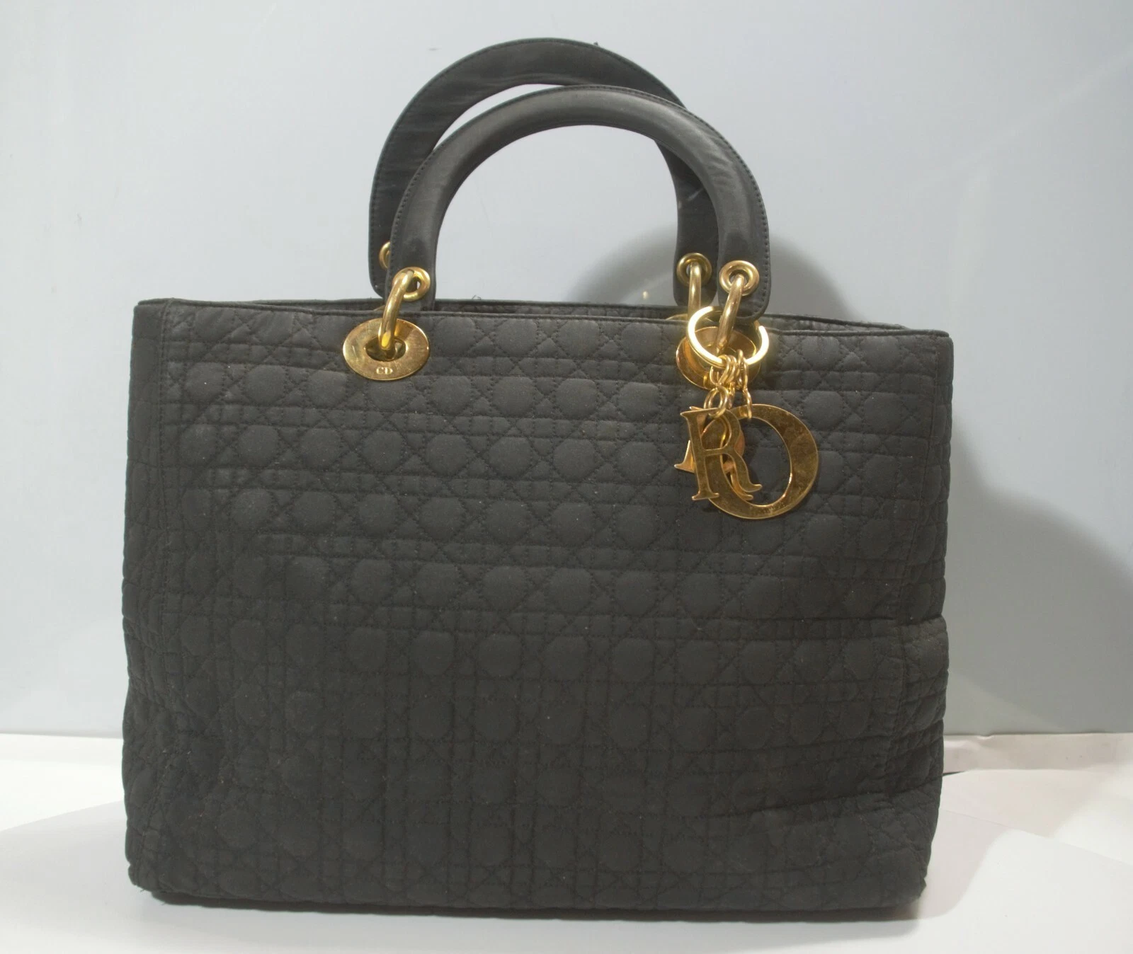 Sac à main vintage Dior Lady en nylon