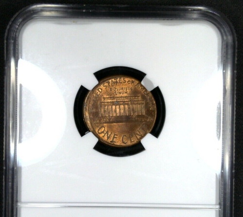 1999 Lincoln Memorial Cent Mint Error - Off-Center Strike NGC Brilliant Unc. - Picture 5 of 11