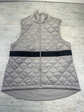 Nike Aerolayer Women's Running Vest in Light Grey Black BV3869-059 - Sz LARGE