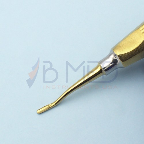 Dental Root Elevator 46R Serrated Titanium Tooth Extraction Oral Surgery - Picture 4 of 5