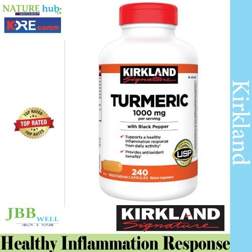 Kirkland Signature Turmeric 1000 mg, 240 Capsules 96619104536 eBay
