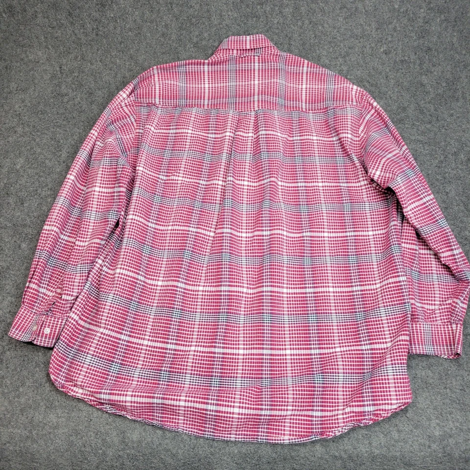 Roper Shirt Mens 2XLT Red Plaid Western Cowboy Outdoor Rodeo Ready Country - Image 3 of 4