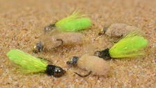 6 Flies - Tungsten Mop Fly Size #10 - Euro nymph - Hanak Hook