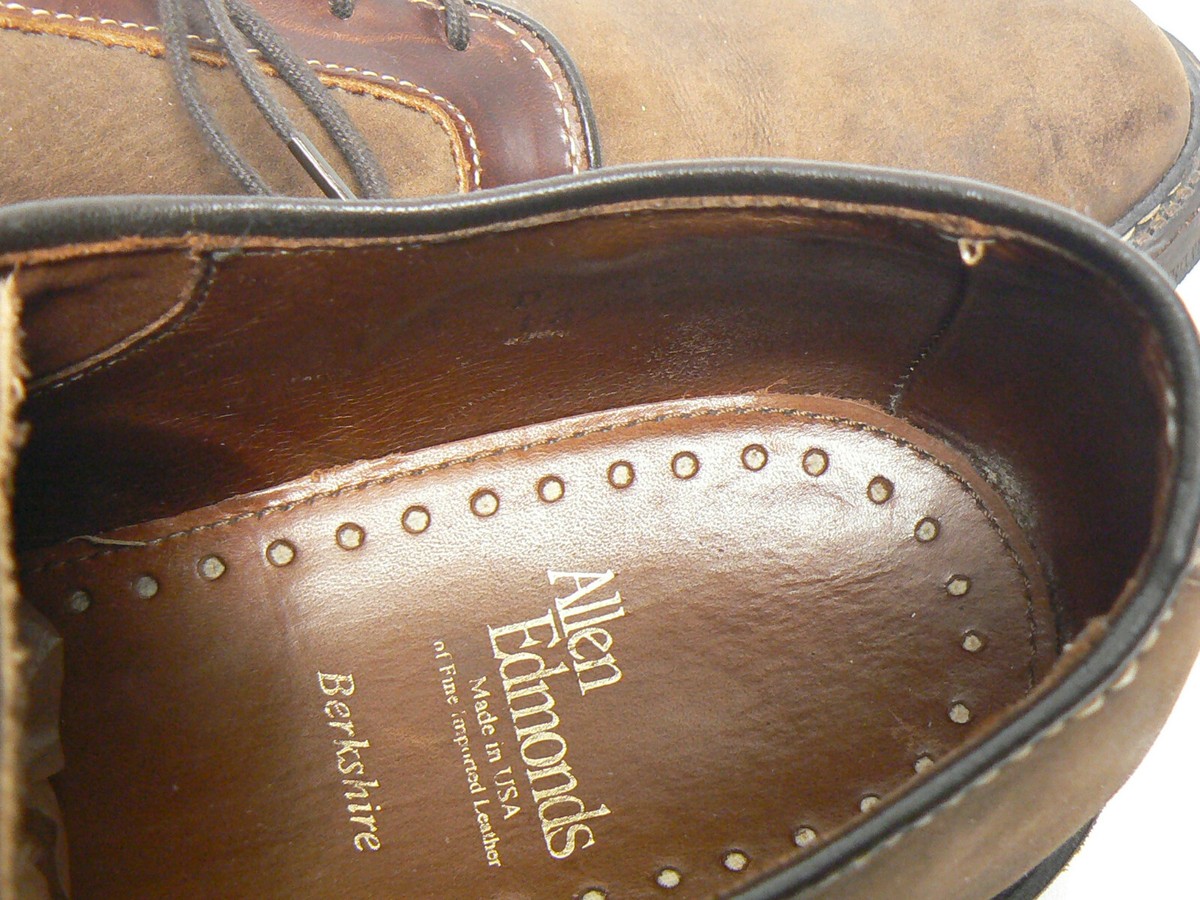 Allen Edmonds Berkshire Welted Brown Leather Derby Comfort Shoes Men\'s US 9‎ D Allen Edmonds Reserve Men main image 3