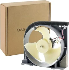 Condenser Fan Motor Compatible with Samsung Refrigerator RF22KREDBSG RF28JBEDBSR