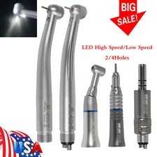 NSK Style Dental E-generator LED High Speed Slow Low Speed Handpiece 4/2Hole
