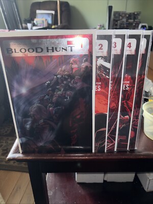 blood hunt 1-5;  #1 Silver Foil From Whatnot Comic Pack LTD 1000 2-5 Red Band